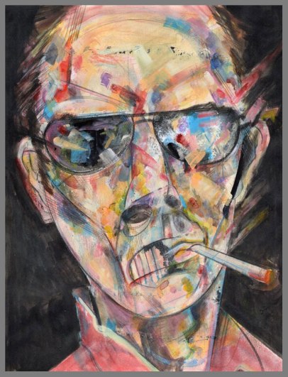 Portait Of Hunter S Thomson by Apex76