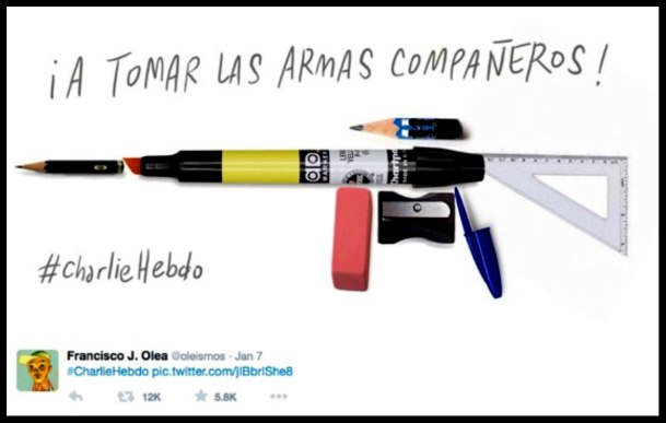 Artist Pay Tribute To Charley Hebdo 