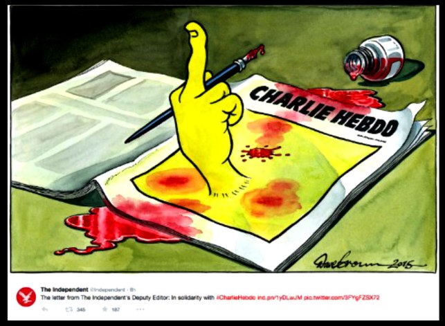 Artist Pay Tribute To Charley Hebdo 