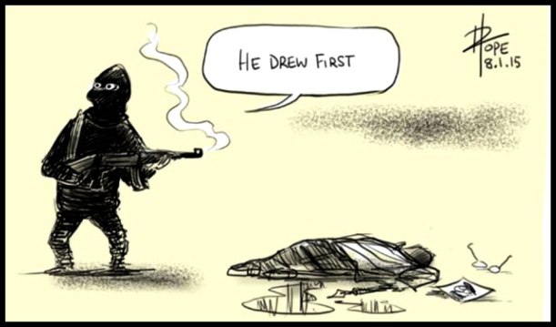 Artist Pay Tribute To Charley Hebdo 