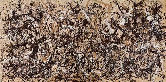 Pollock Abstract Ex "Drip Painting series"