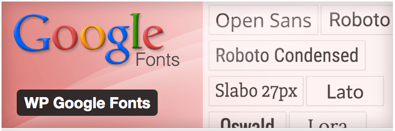 Google Web Fonts WP Plug-In