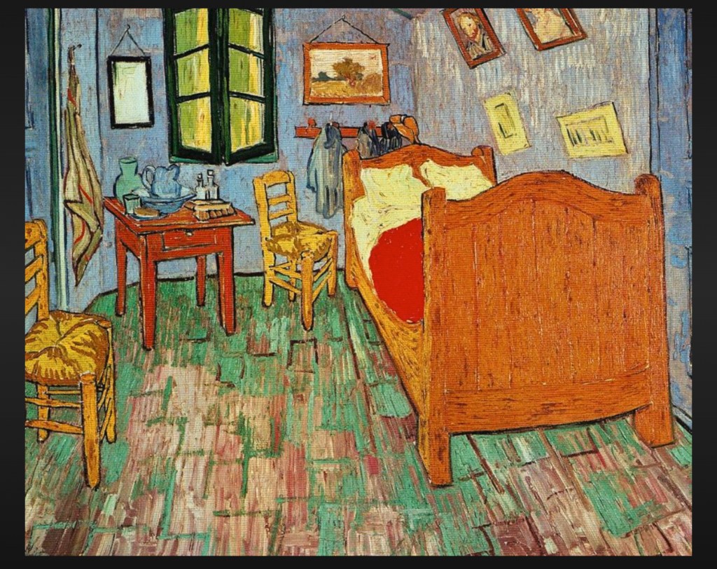 Vincent Van Gogh, the bedroom. 